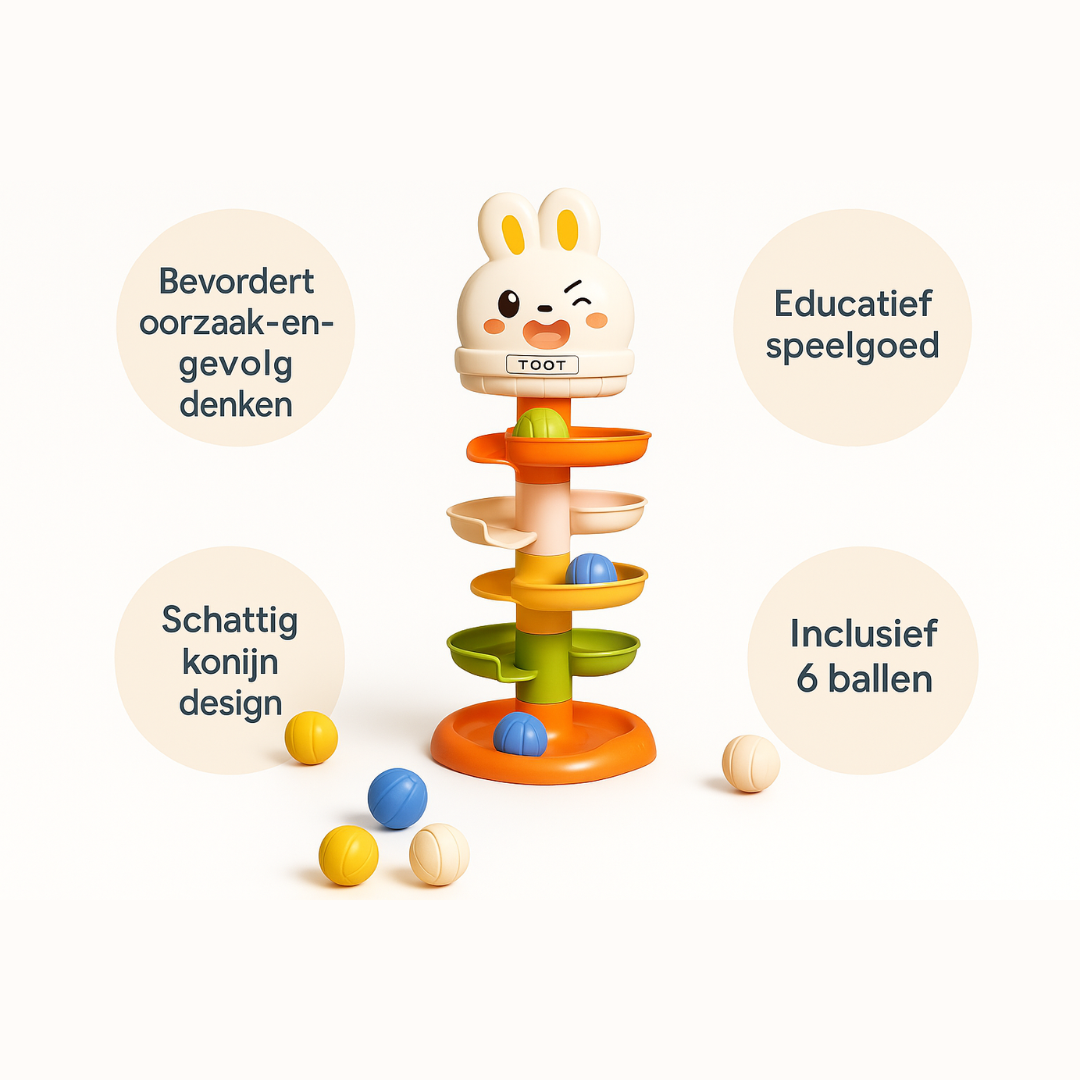 Ball Drop Stapeltoren – Baby Speelgoed
