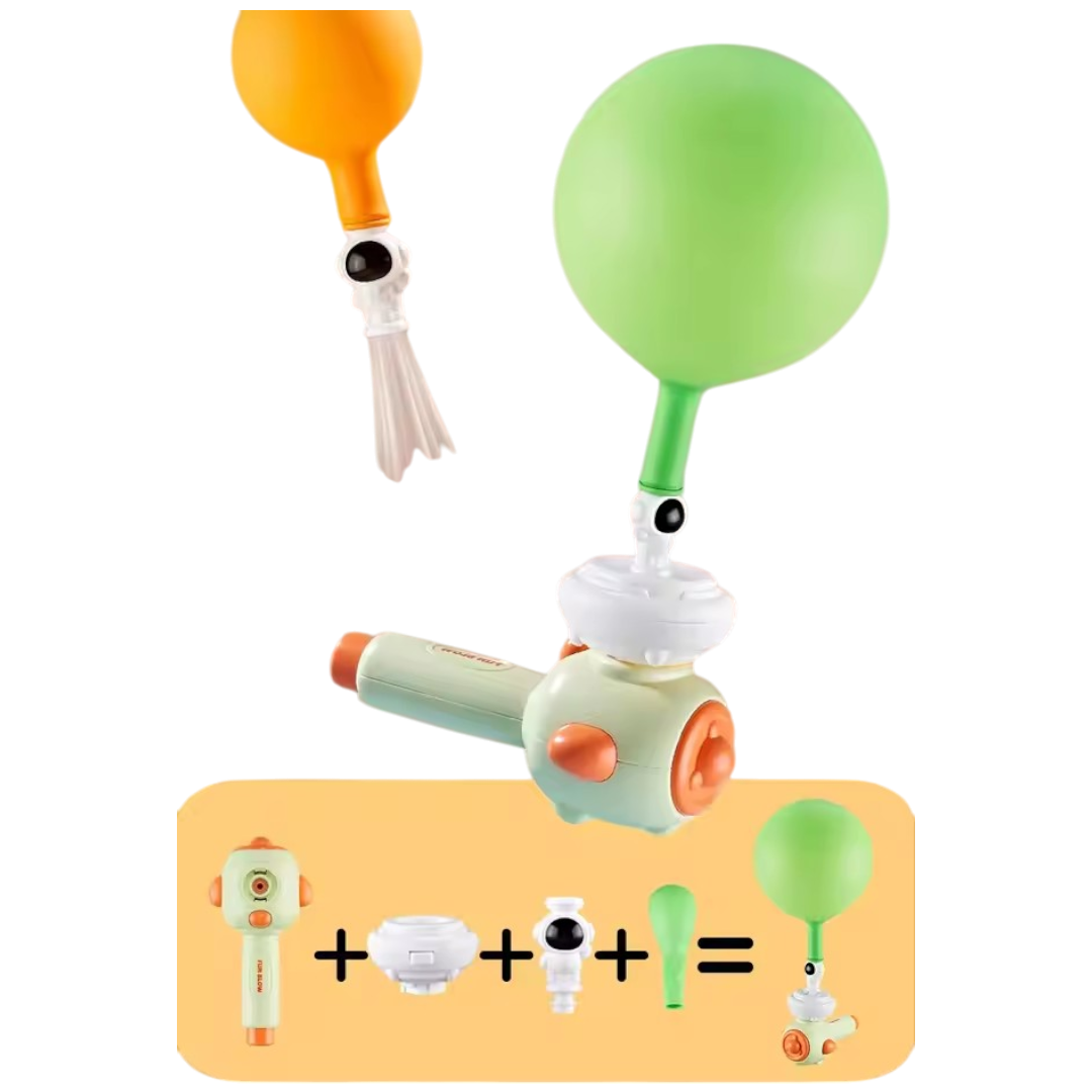 Adem- & Concentratiespeelgoed – Zwevende Bal Trainer met Blaaspijp