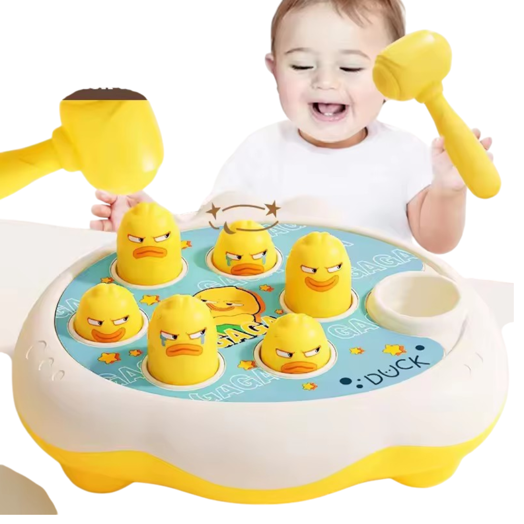 Montessori Tikspel – Educatief Hamer & Kikker Speelgoed voor Baby’s en Peuters