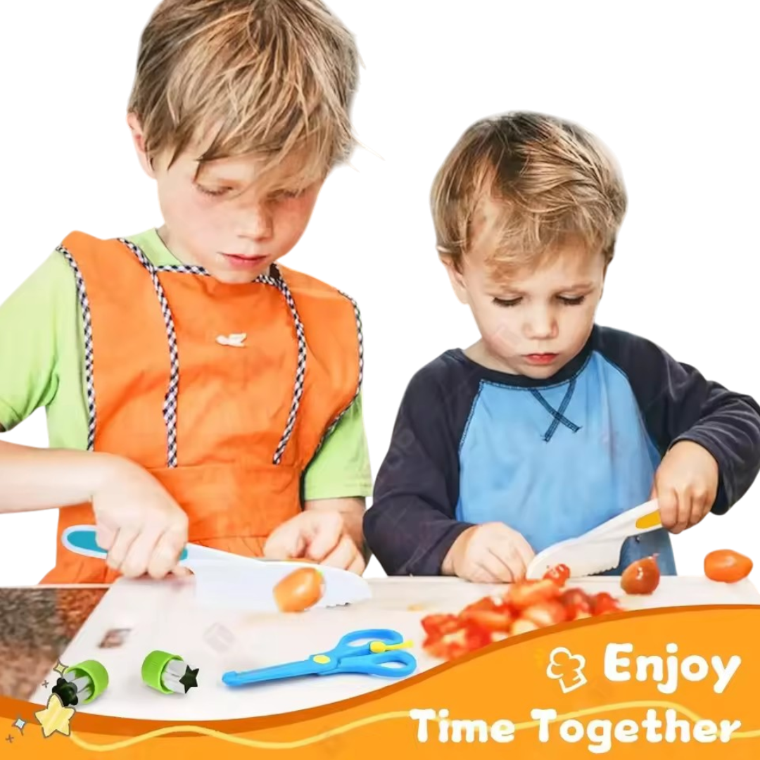 Kinderkookset 17-delig – Montessori Keukenset met Veilig Gereedschap