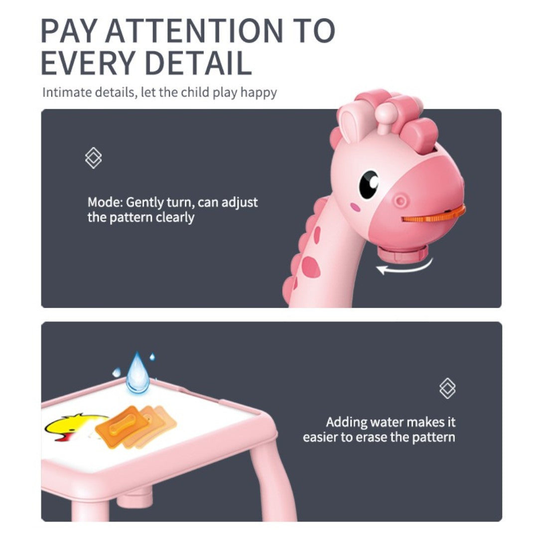 Elektrische Herten Projectietekentafel – Educatief Teken- en Kleurbord