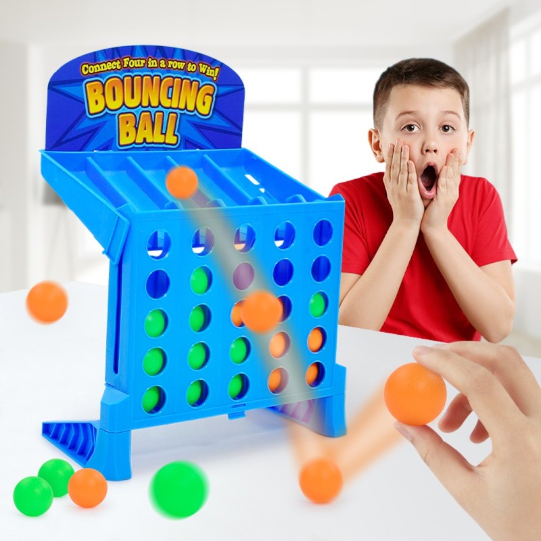 Vier Ballen Combo Spel – 3D Gomoku Tafelspel voor Kinderen en Families