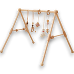 Slimme Kidz Houten Baby Speelgym - Zintuiglijke Stimulatie en Spelend Leren - Minimalistisch Ontwerp