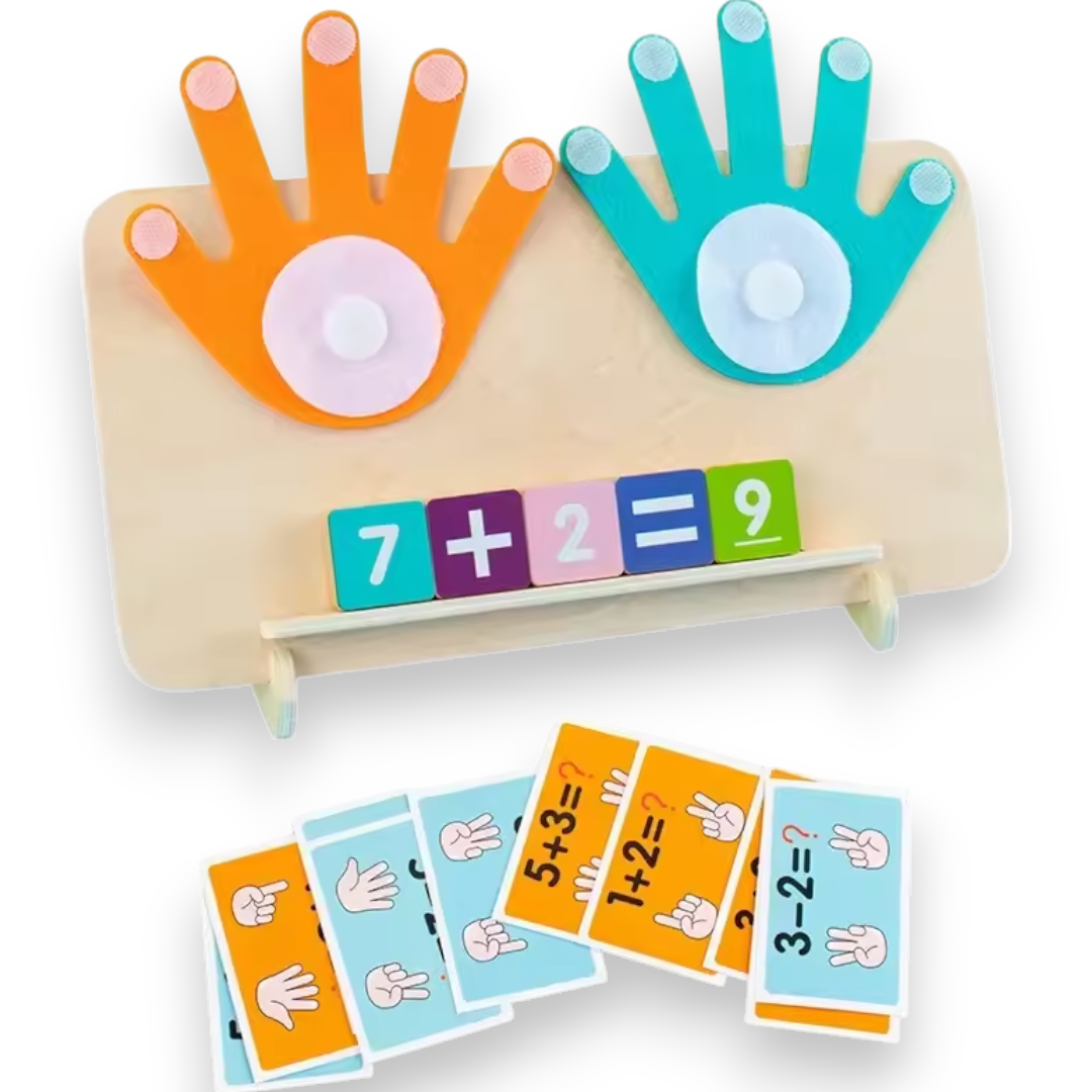 Montessori Houten Rekenspeelgoed – Vinger Tellen voor Kinderen