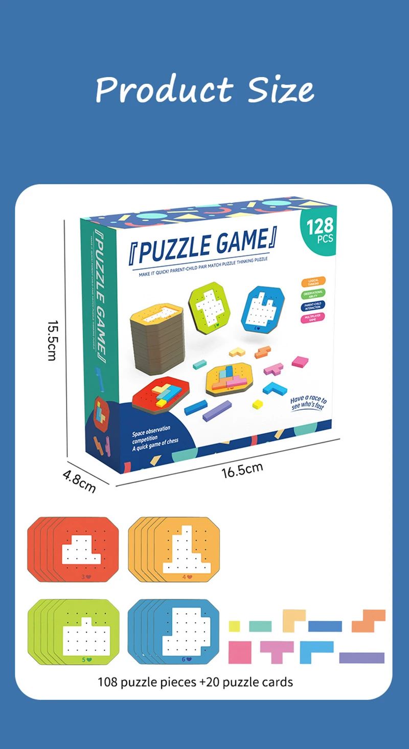 Logic Blocks™ – Kleur & Creativiteit – Geometrische Puzzel