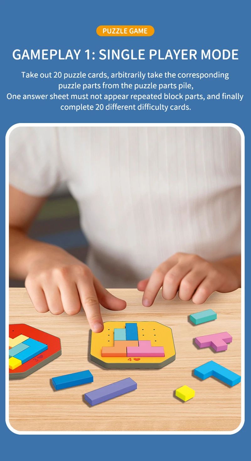 Logic Blocks™ – Kleur & Creativiteit – Geometrische Puzzel