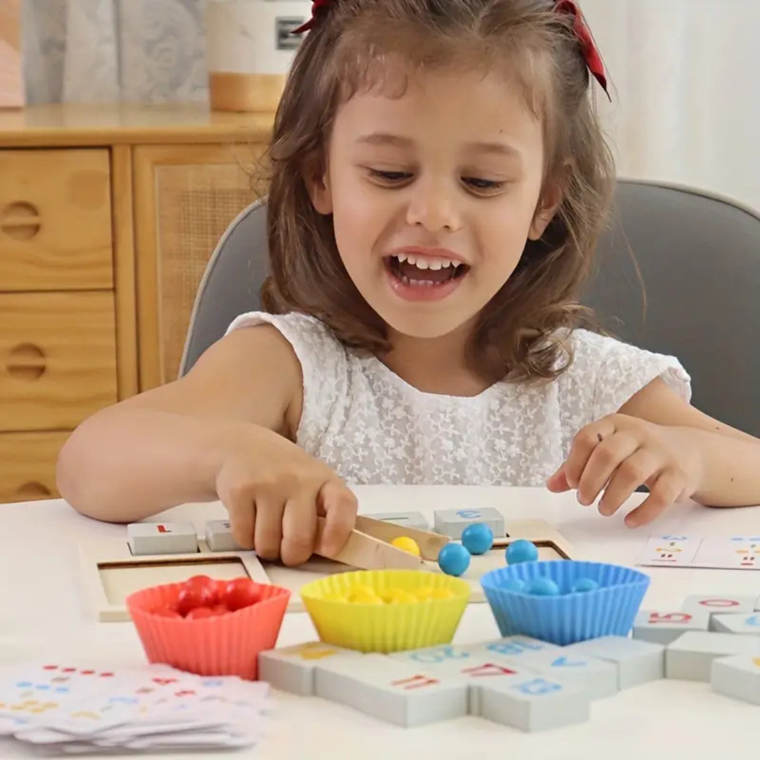 Kleurenwijs – Spelenderwijs Leren – Montessori Tel- en Sorteerspel