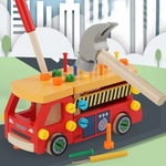 Woods™ - Fijne Motoriek & Coördinatie - Speelgoed Constructie Voertuig