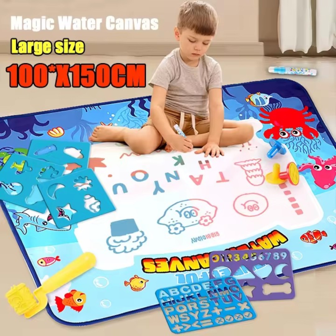 Magische Watertekenmat – 150x100cm Herbruikbaar Schildertapijt