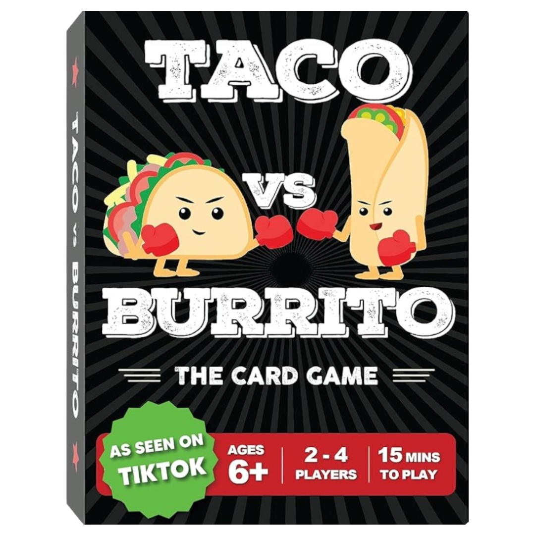 Taco vs Burrito Kaartspel – Hilarisch Partyspel voor 2–4 Spelers