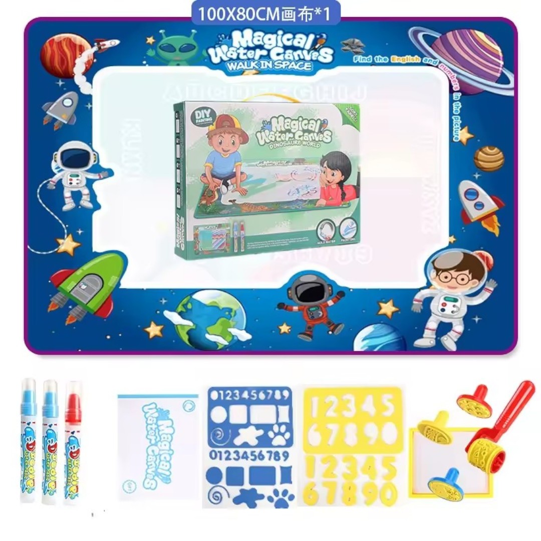 Magische Watertekenmat – 100x80cm Herbruikbare Doodle Schildermat