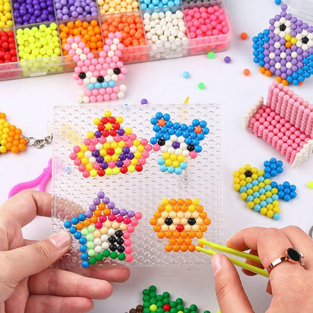 Magische Waterkralen Set – 1000 Stuks in 10 Kleuren DIY Educatief Speelgoed