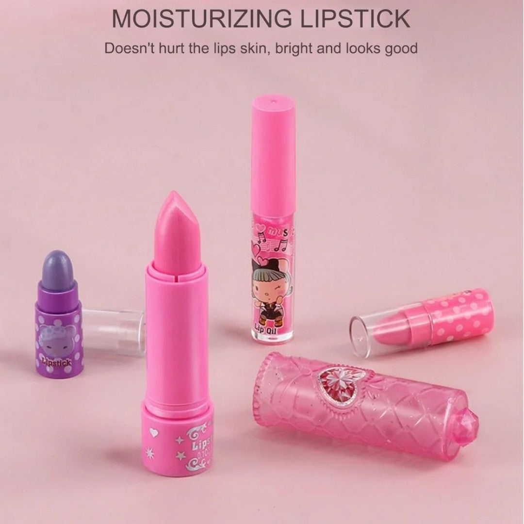 Wasbare Make-up Speelset – Veilige Fantasiespeelgoedset voor Meisjes