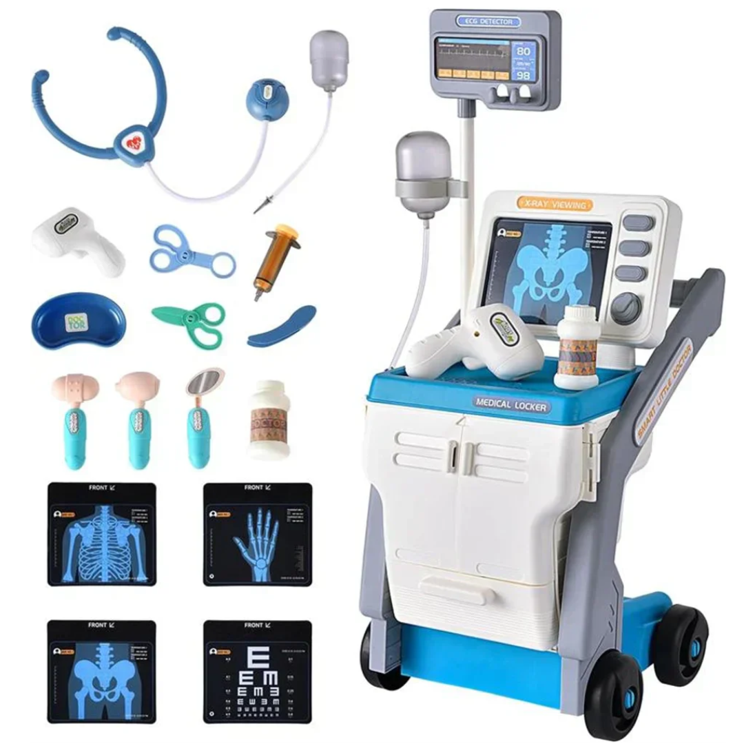 CarePlay – Leren & Fantasie – Kinder Dokterskar Speelset