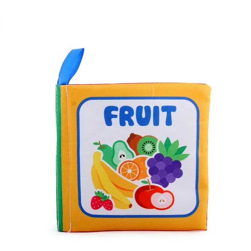 Rattle Book™ - Geluid & Beweging - Stoffen Boekje