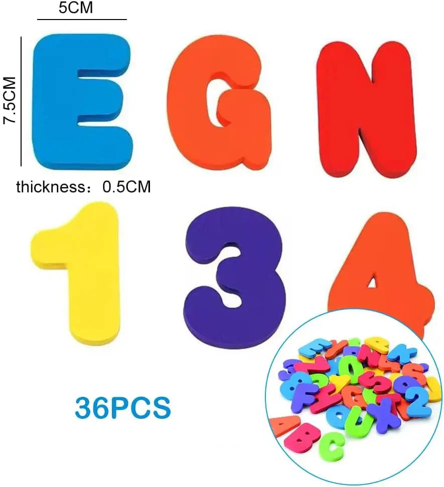 Bath Letters & Numbers™ - Leerzaam & Leuk - Kleurrijke Badletters & Cijfers