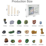Animal Stackers™ - Slim Stapelen - Hout  Dieren Stapelspeelgoed