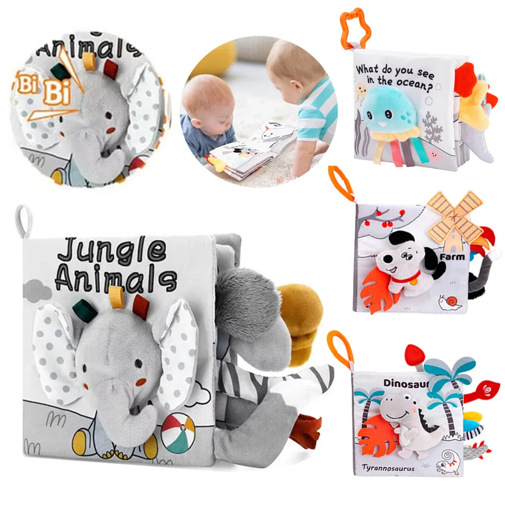 Soft Sensory Book – Voelen & Ontdekken – Baby Boekje