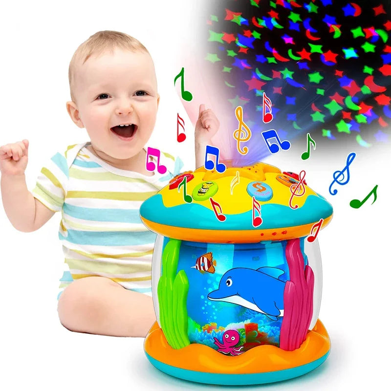Magic Beat™ - Muzikaal Lichtfeest voor kinderen - Aquarium projector & lamp