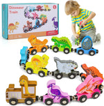 Tiny Express™ – Kleuren & Vormen - Houten Treinspeelgoed