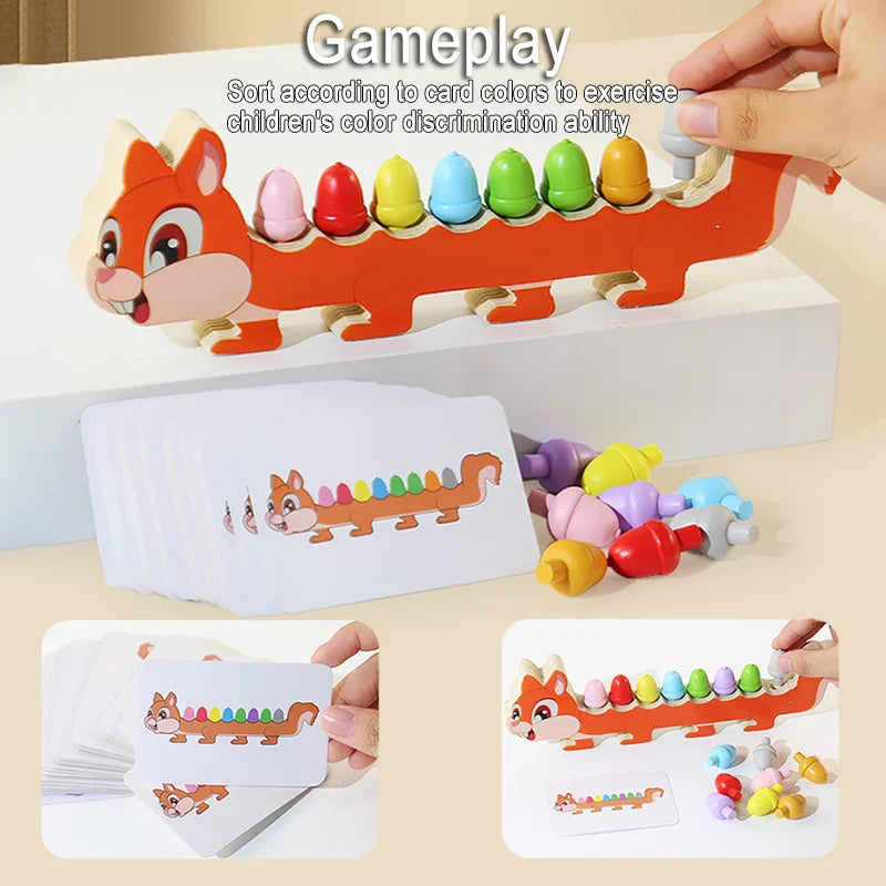 Sensory Color Sticks™ – Kleuren & Dieren – Kleuren Sorteer Spel