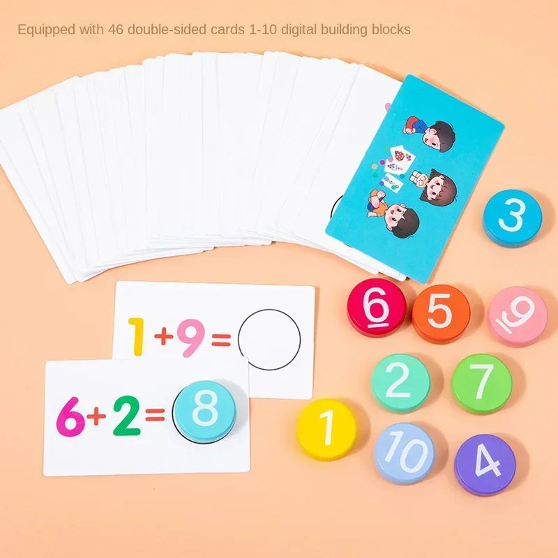 Math Tokens™ - Tellen & Oplossen - Rekenkaarten Kinderen