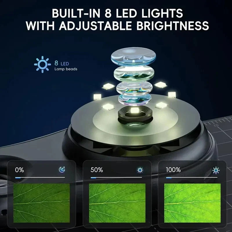 Pocket Microscope 500X - Klein & Krachtig - Hand Vergrootglas