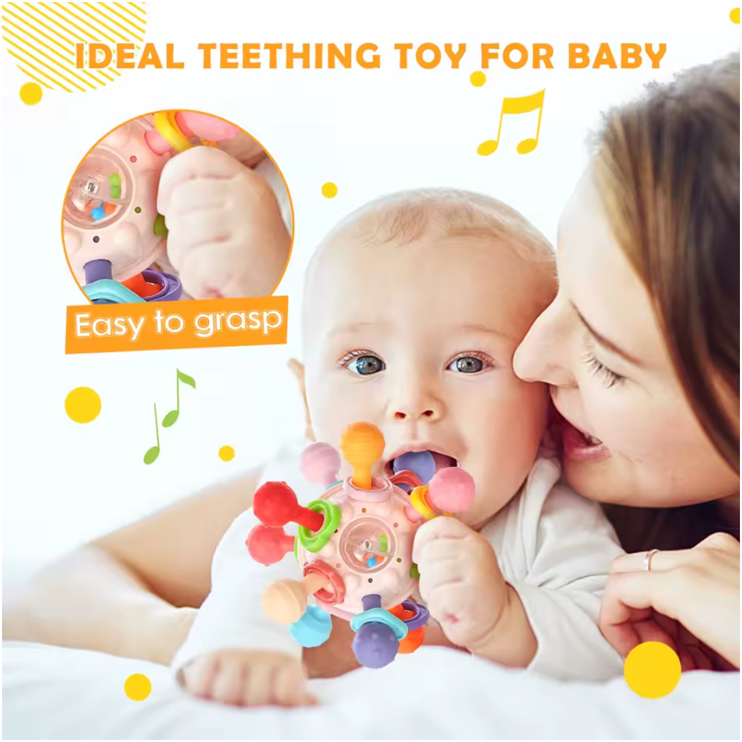 Rammelaar & Bijtring Bal – Baby Speelgoed