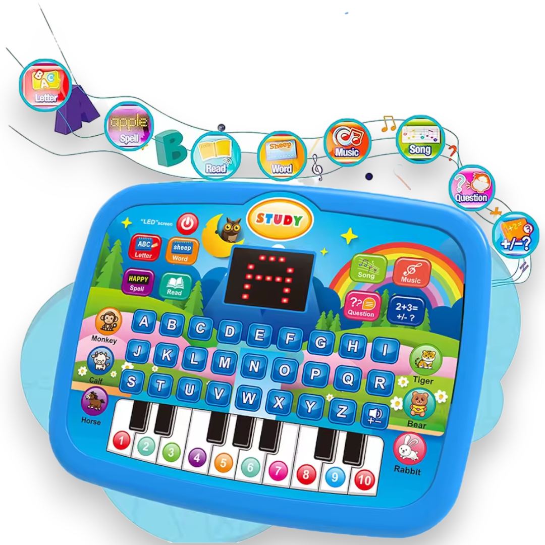 Educatieve Kindertablet – Alfabet, Rekenen & Muziek